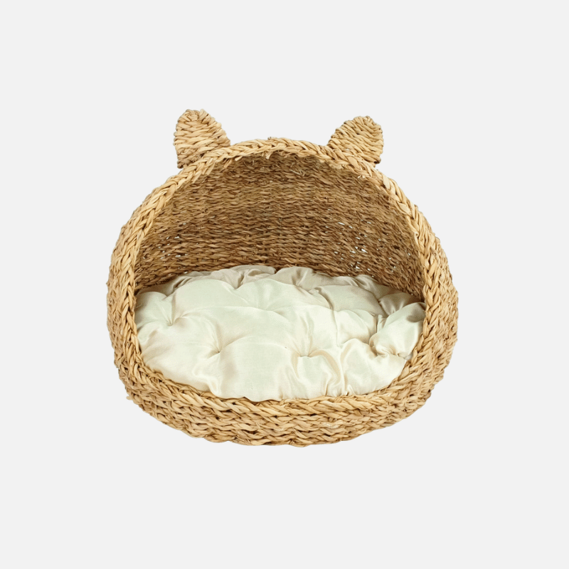 Handcrafted Cat Bed with soft cushion