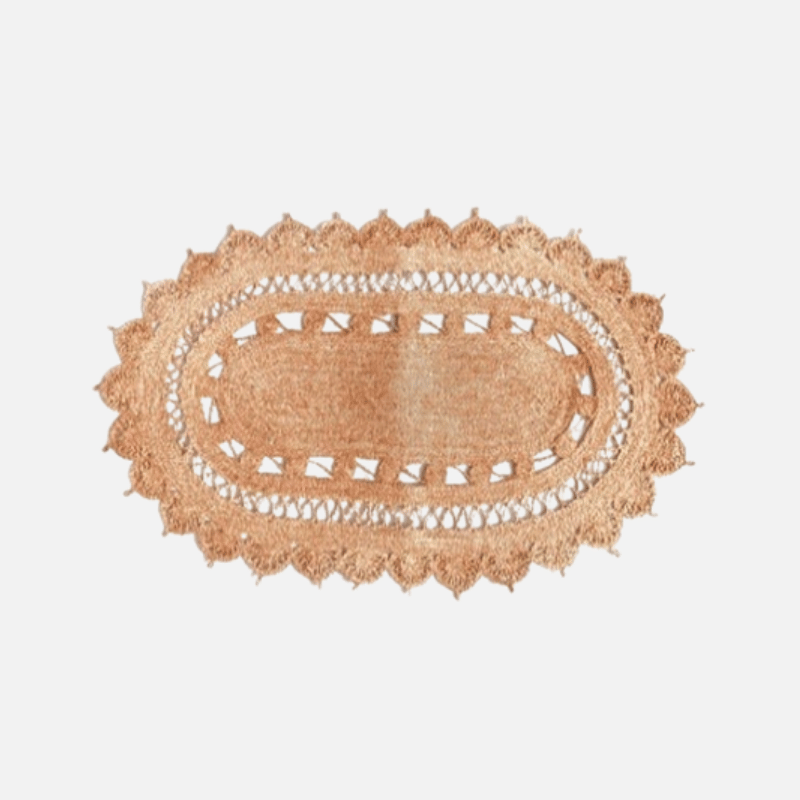 Handmade Ovar Jute Rugs