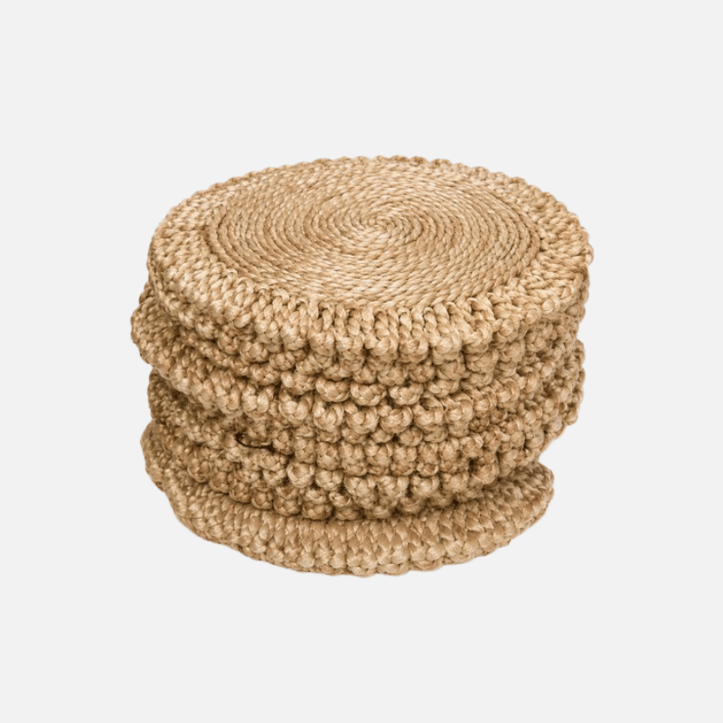 Handcrafted Fashion Jute Round Placemat