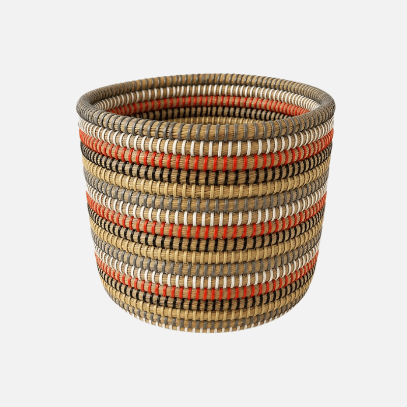 Handcrafted Open Storage Basket